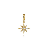 Gabriel & Co Diamond Star Charm Pendant