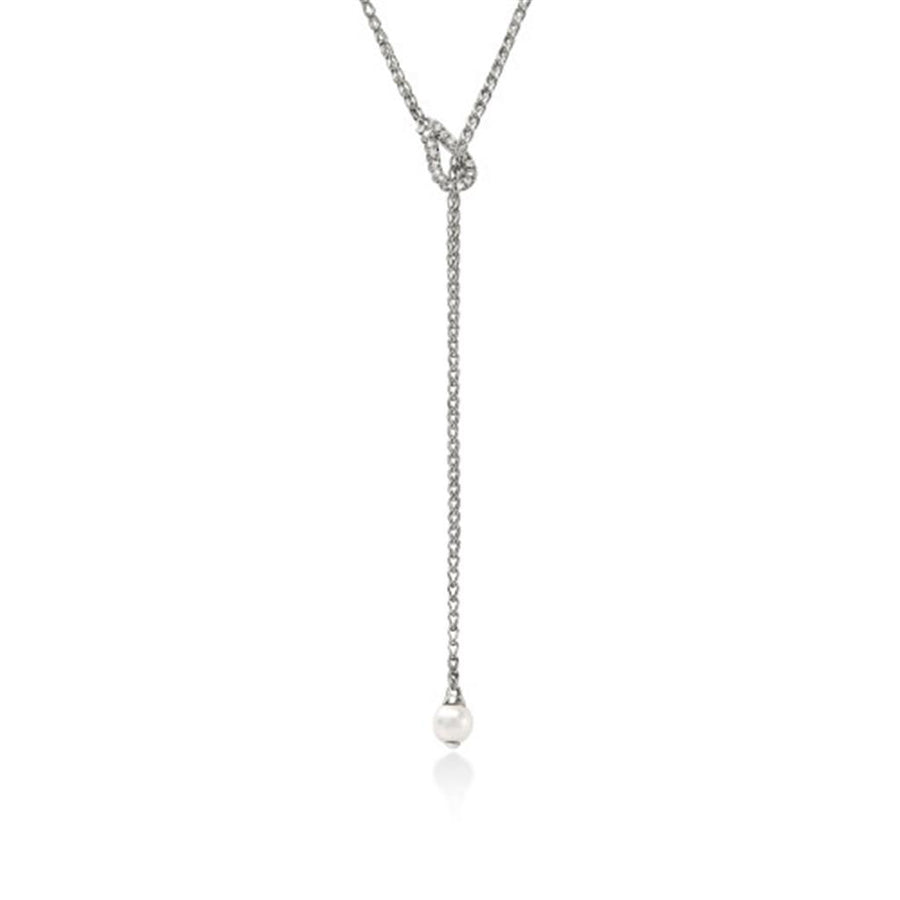 Sterling Silver Surf 1.7mm Y Necklace John Hardy one = 5.50x6.00mm Fre