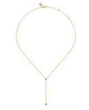 Lady's Yellow 14 Karat Bujukan Y-Knot Necklace Length 16 With 4 = 0.04