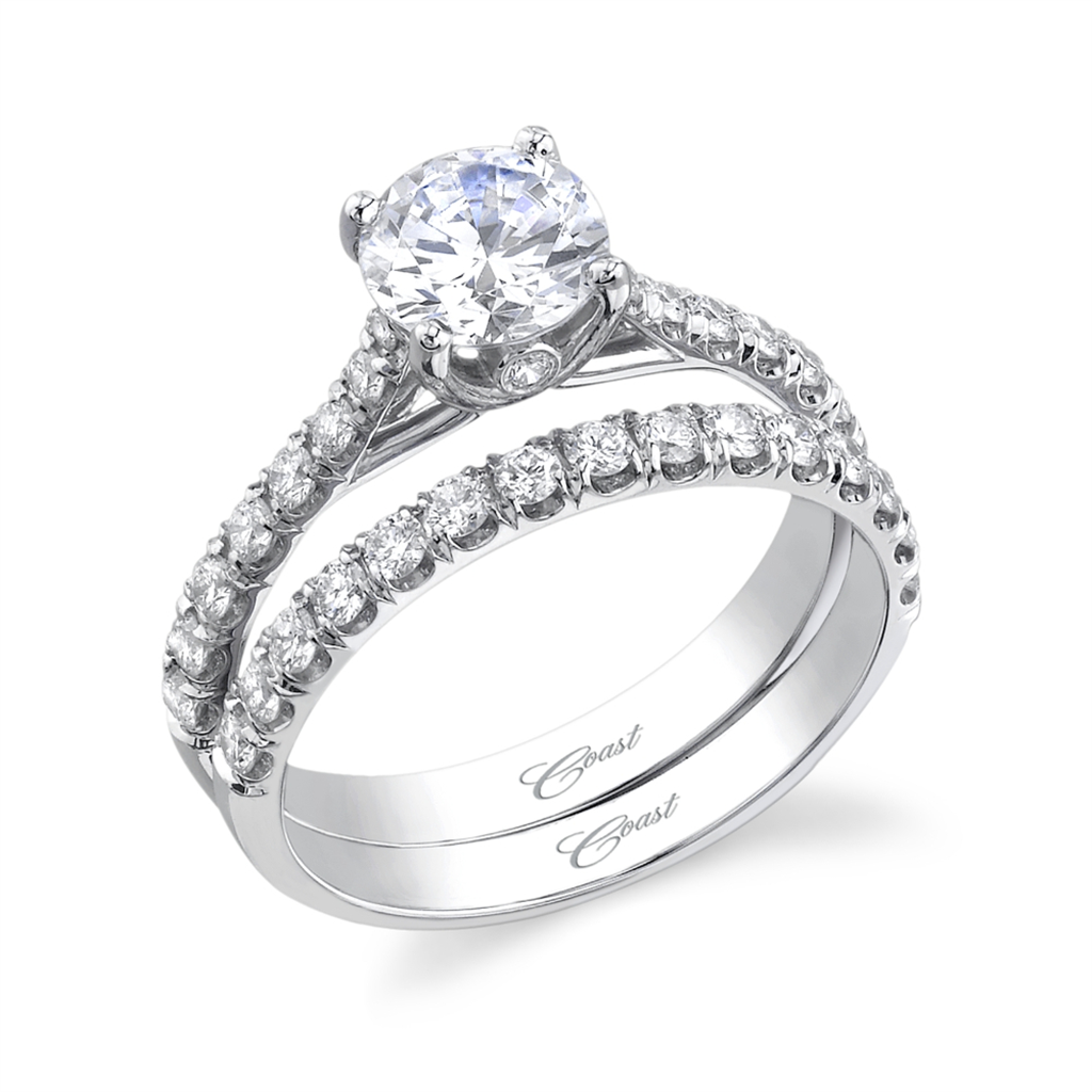 Coast Diamond Fishtail Cathedral Engagement Ring Mounting