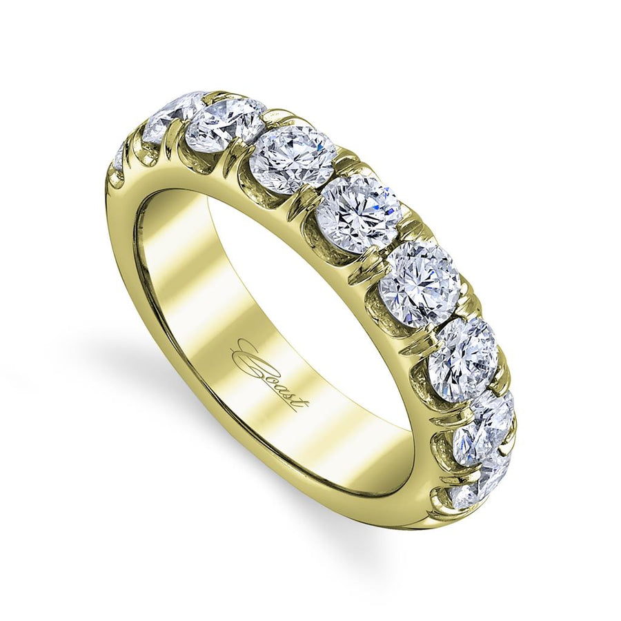Coast Diamond Fishtail Prong Diamond Wedding Band