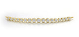 Lafonn Yellow Gold-Plated Sterling Silver Graduated Bezel Bangle Attachment