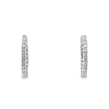 Inside/Outside Diamond Hoop Earrings