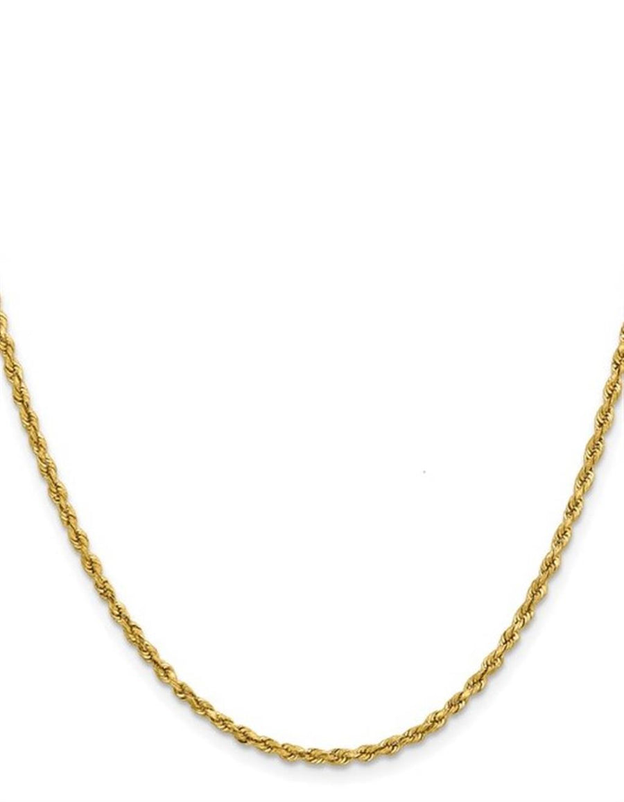 Estate Diamond Cut Solid Rope Chain