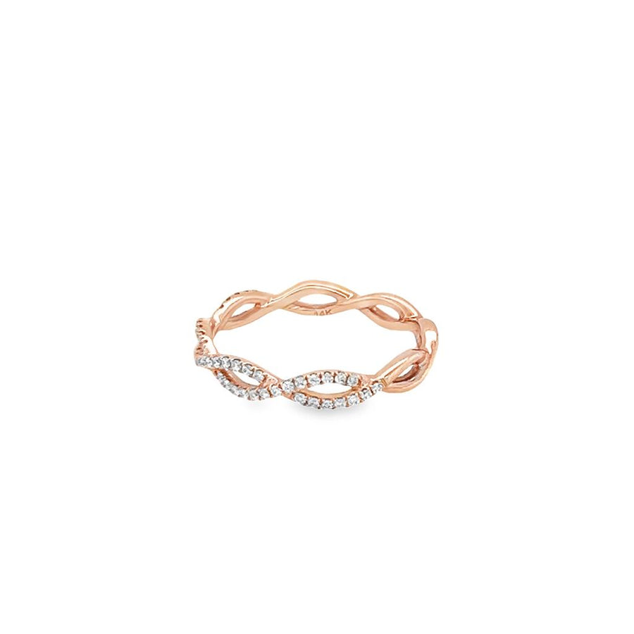 Coast Diamond Twist Diamond Wedding/Anniversary Band