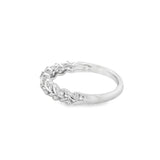 Nelson Lady's White 18 Karat Diamond Vine Wedding/Anniversary Ring