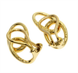 Yellow 18 Karat Vintage Non-Pierced Tiffany & Co. Elsa Peretti Double