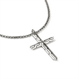 John Hardy Icon 50 Box Chain Cross Necklace