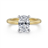 Gabriel & Co. Cari - Hidden Halo Oval Diamond Engagement Ring Mounting