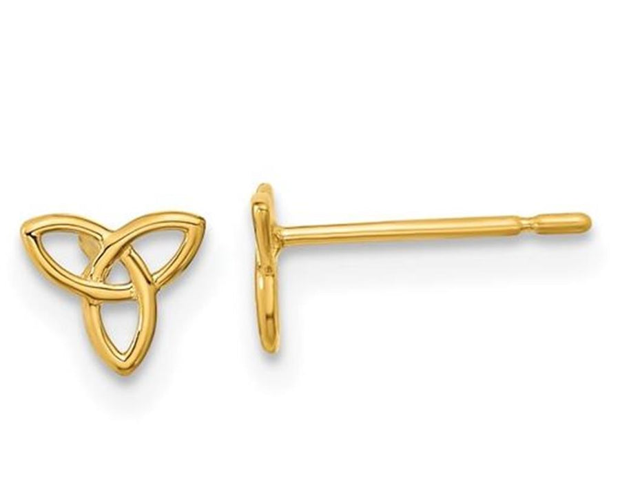 Lady's Celtic Knot Stud Earrings