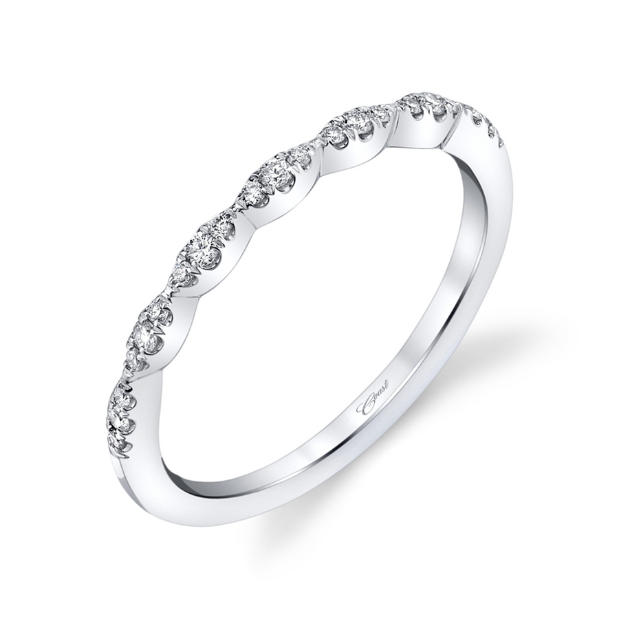 Coast Diamond Scalloped Diamond Wedding Band