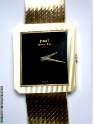 Yellow 18 Karat Piaget Estate Watch