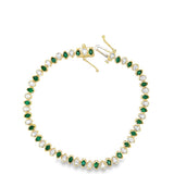 Yellow 14 Karat Pear Bezel Tennis Bracelet Length 7.5 27 = 1.662tw Pea
