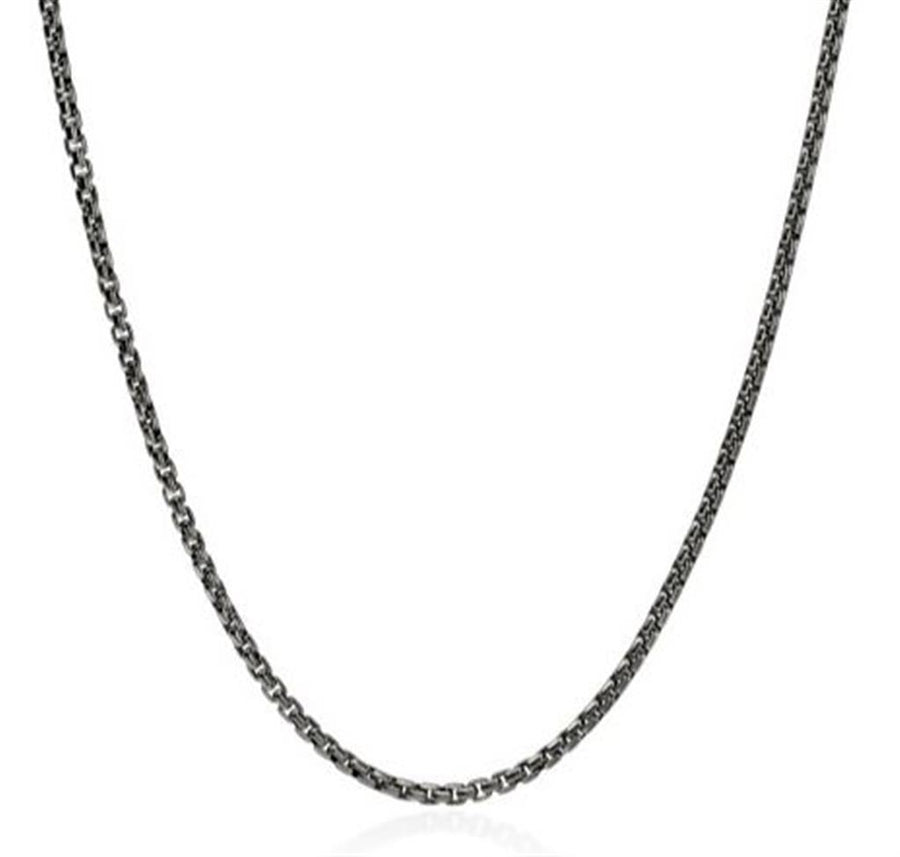 John Hardy Matte Box Chain