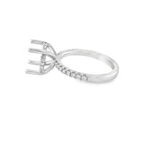 Lady's Platinum Hidden Halo Platinum Mounting Size 7 36 = 0.34tw Round