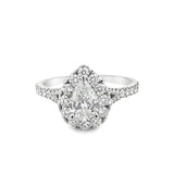 Neil Lane Pear Shape Halo Diamond Engagement Ring