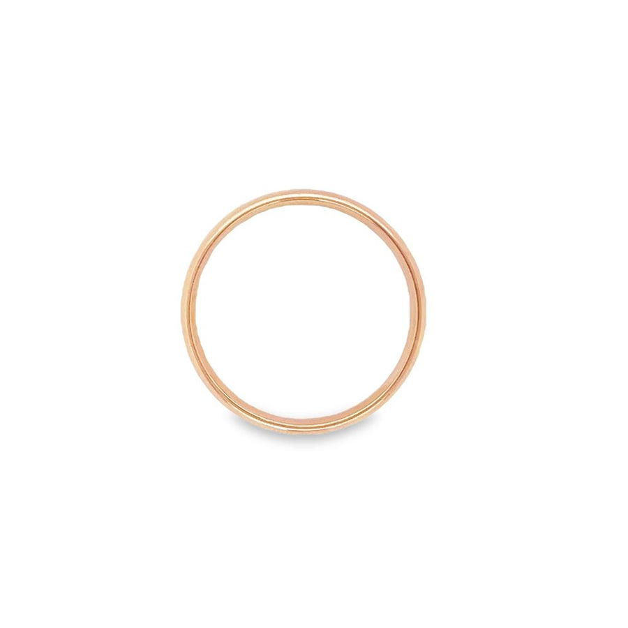 Rosé 10 Karat 6mm Wide Band Es