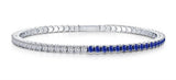 Lafonn Sterling Silver 2.5mm Flexible Bangle Tennis