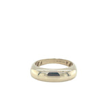 Lady's Yellow 14 Karat Bold Rectangular Fashion Ring Size 6.5 Designer