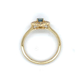 Aqua 14 Karat Yellow Fashion Ring