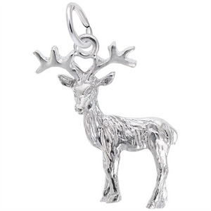 Rembrandt Charms Reindeer Charm Sterling Silver