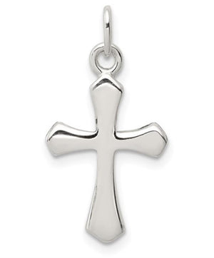 Lady's Sterling Silver Passion Cross Charm