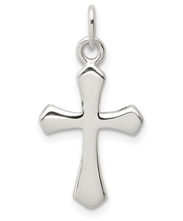 Lady's Sterling Silver Passion Cross Charm