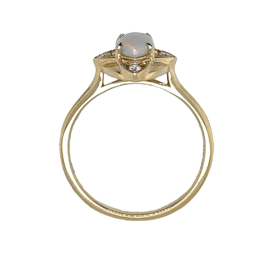 Opal 14 Karat Yellow Fashion Ring