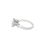 14 Karat White Gold Marquise Diamond Engaagement Ring Estate Jewelry S