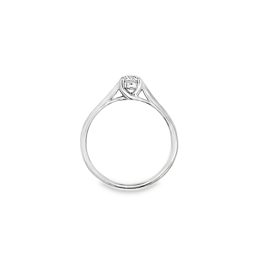 Estate Hearts on Fire Diamond Solitaire Engagement Ring