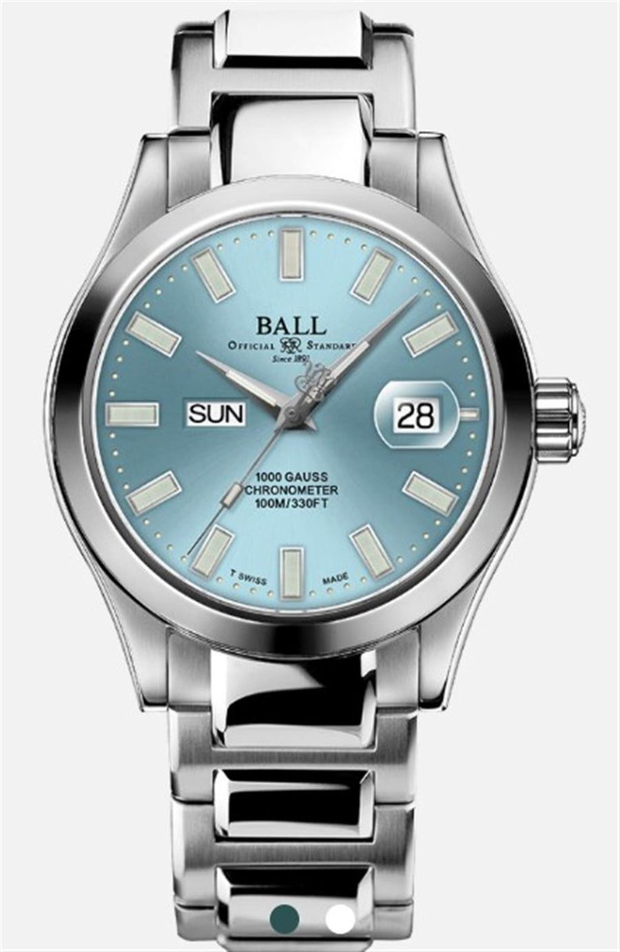 Stainless Steel 40mm Engineer III Marvelight Chronometer Watch with Ic