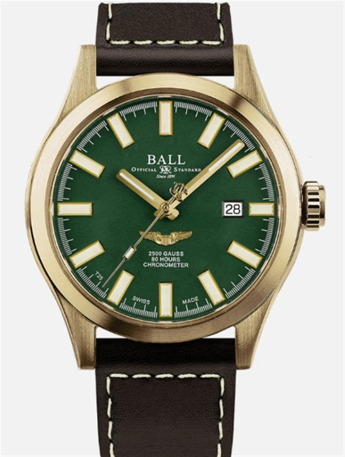 Bronze 43mm Engineer M Star Magna Watch with Green Face
Strap/Brac.: