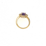 Amethyst 14 Karat Yellow Fashion Ring
