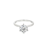 Round Diamond Solitaire Ring