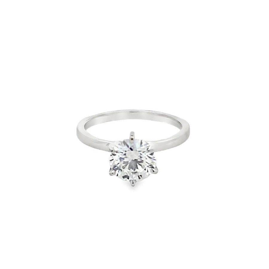 Round Diamond Solitaire Ring