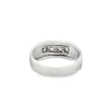 Gents Diamond Polished and Satin Ring