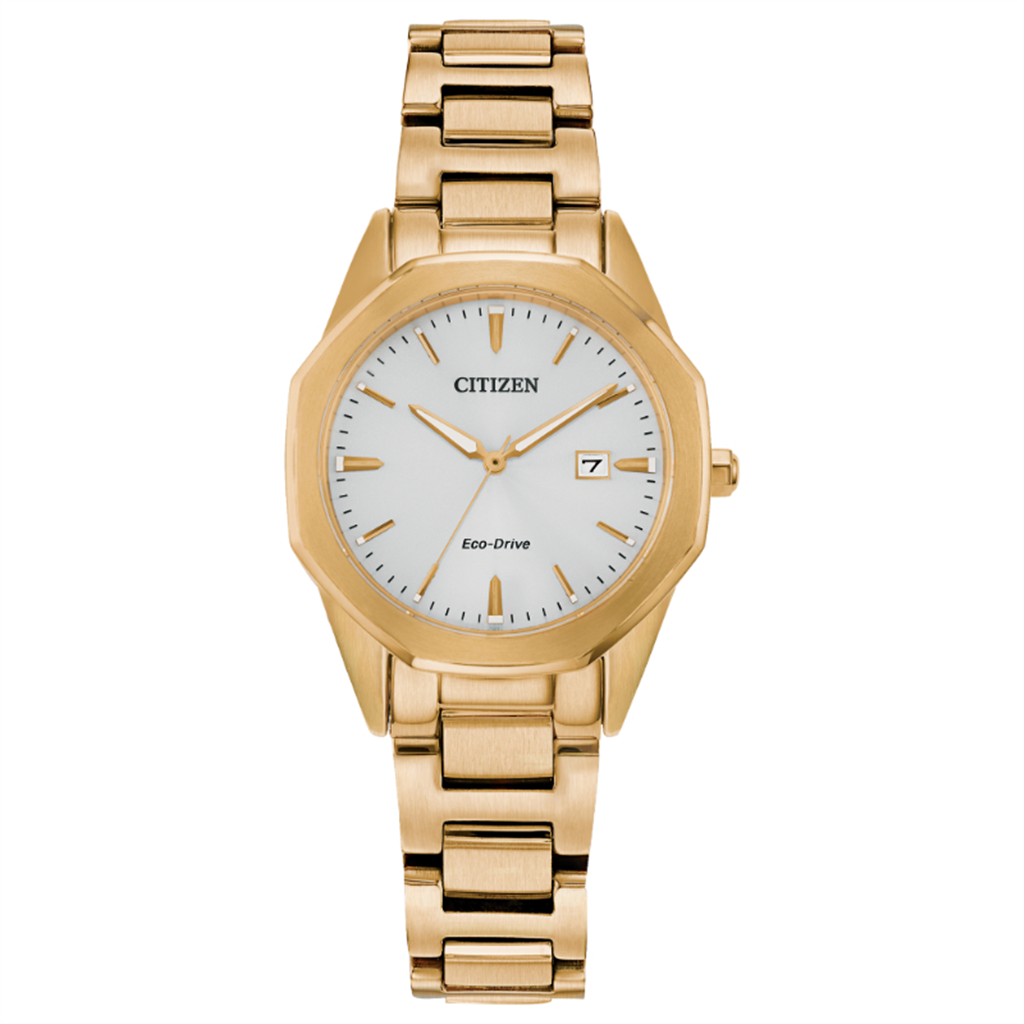 CITIZEN Eco-Drive Quartz Corso Ladies Watch Stainless Steel