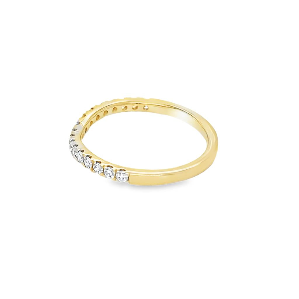 Lady's Yellow 14 Karat Contemporary Collection Wedding/Anniversary Rin