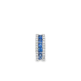White 14 Karat Vertical Bar Slide Pendant Estate Jewelry 6 = 2.45mm Pr