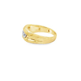 Gent's Three Stone Diamond Band
