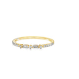 Lady's Yellow 18 Karat Prong Set Wedding/Anniversary Ring Size 6.5 Wit