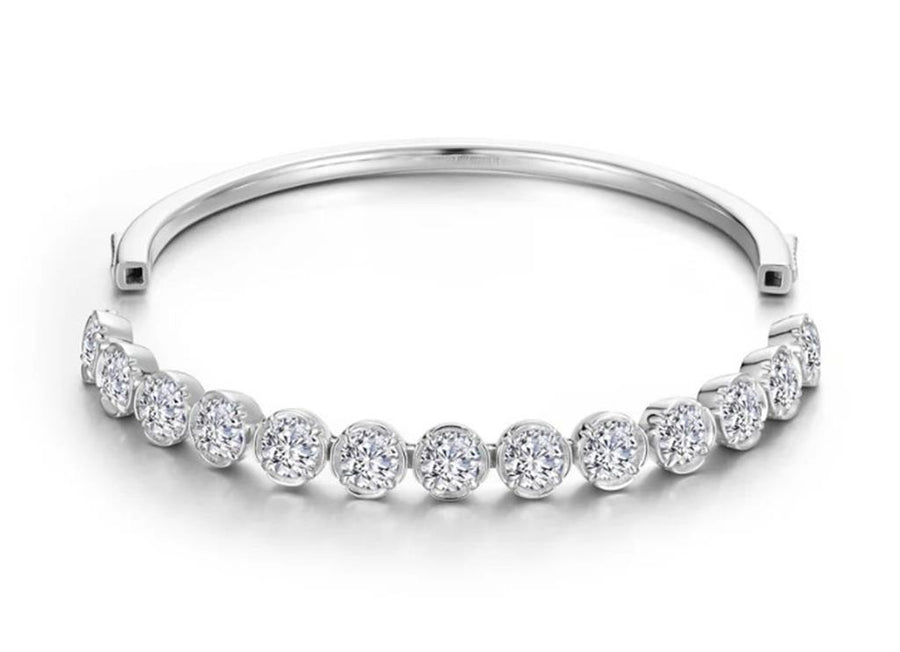 Lafonn Sterling Silver Faux Bezel Bangle Attachment