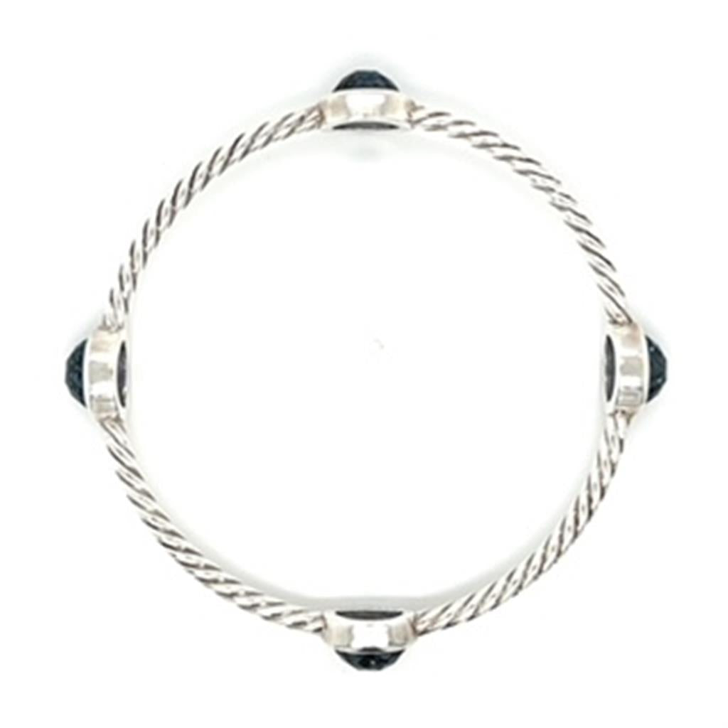 Estate David Yurman Blue Topaz Bangle