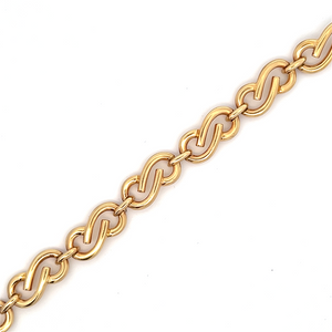 Estate Gold S Link Bracelet