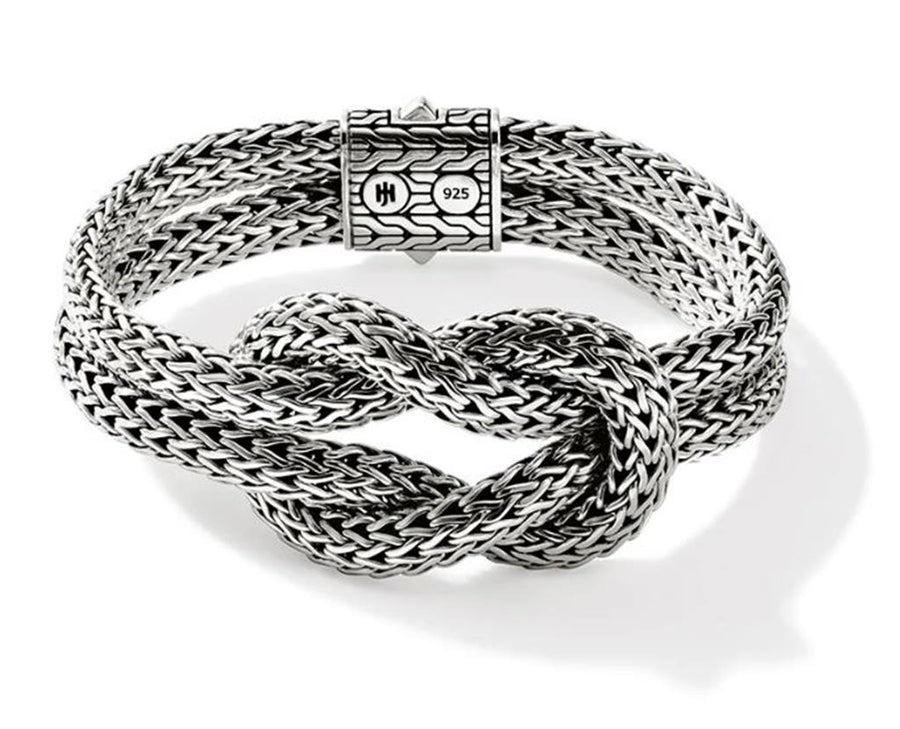 John Hardy Love Knot Sterling Silver Small Chain Bracelet