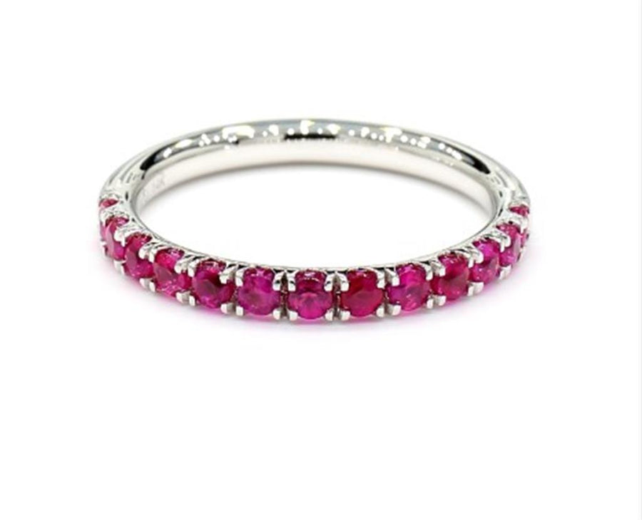 Rubies 14 Karat White Fashion Ring