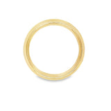 Yellow 14 Karat 6mm Comfort Fi