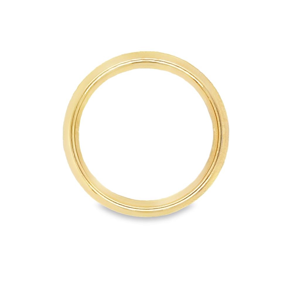 Yellow 14 Karat 6mm Comfort Fi