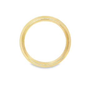 Yellow 14 Karat 6mm Comfort Fi