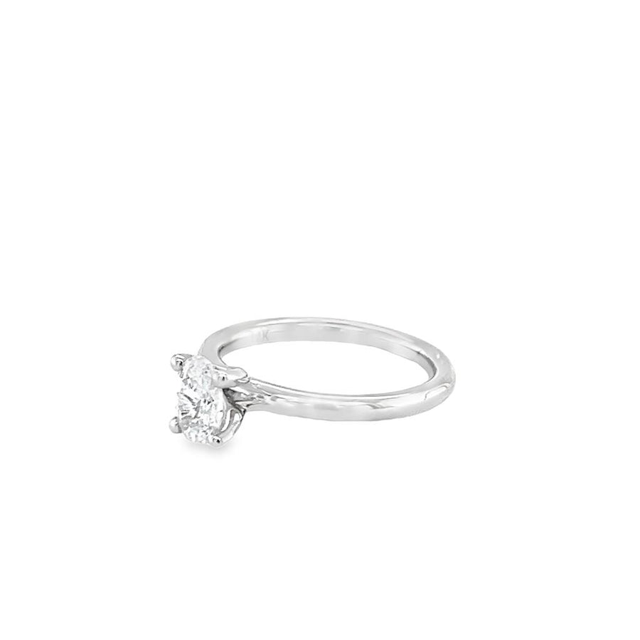 Cost Diamond Oval Solitaire Ring Mounting